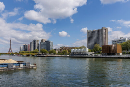 Port de Javel Bas zone de la centrale Lafarge Mirabeau.